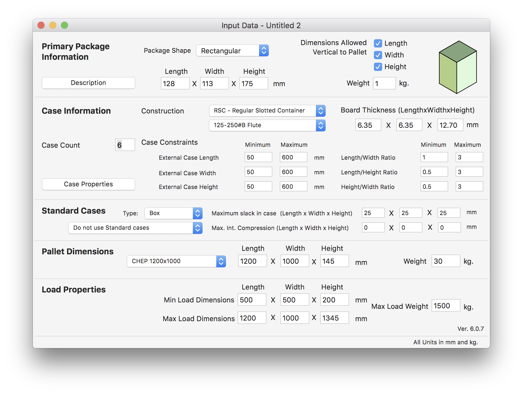 Primary Package Input