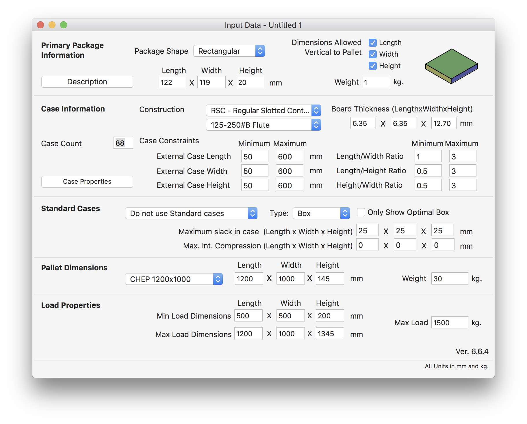 Primary Package Input