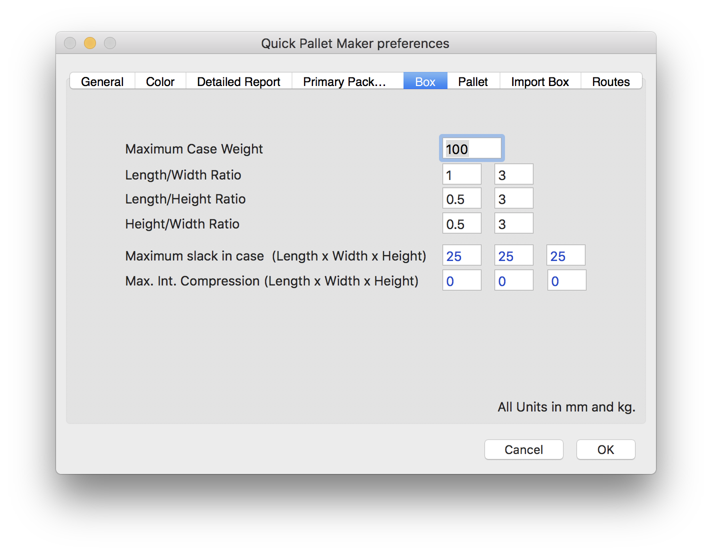 QPM Settings