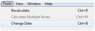 Tools - Change Data