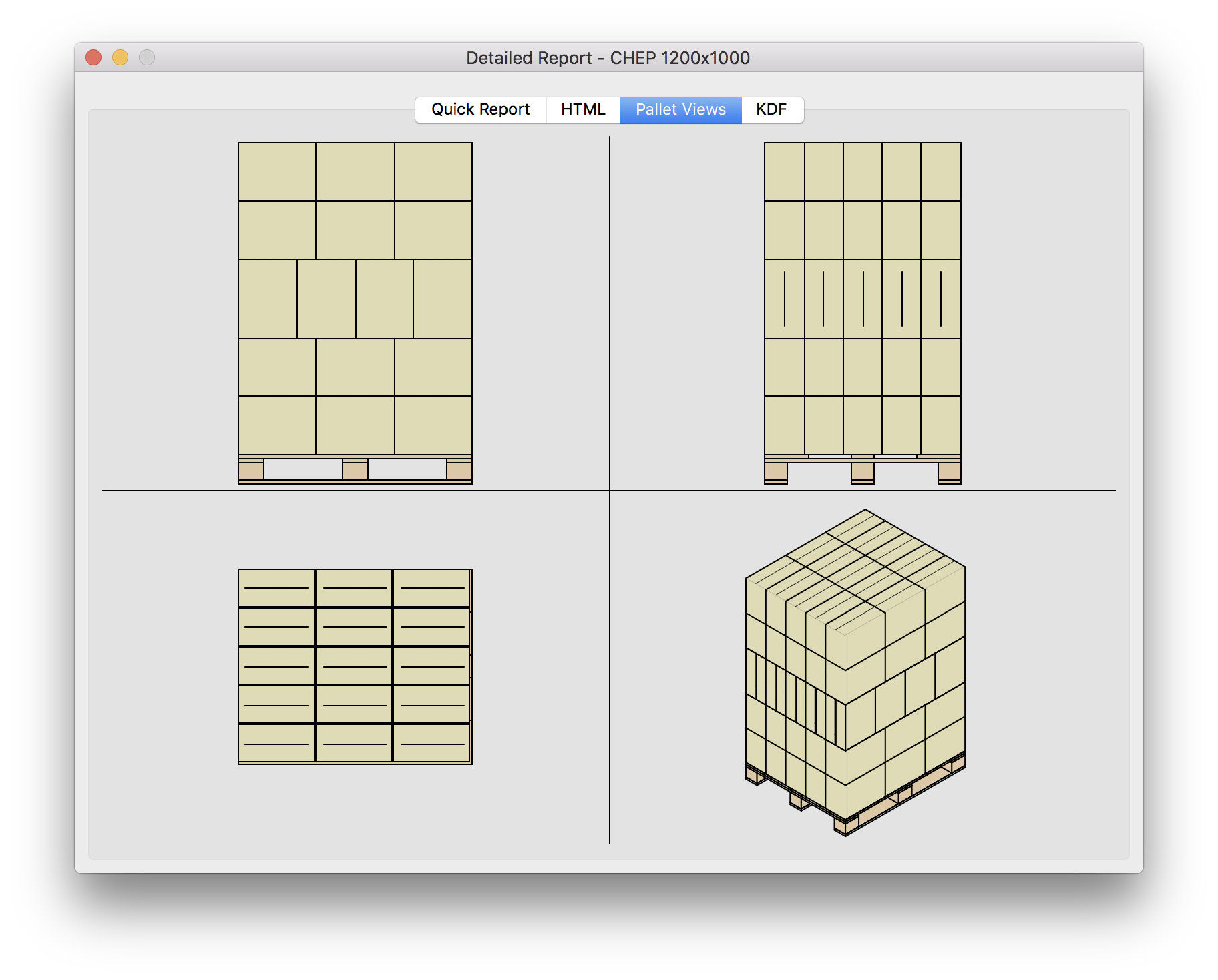 Multiple Pallet Views