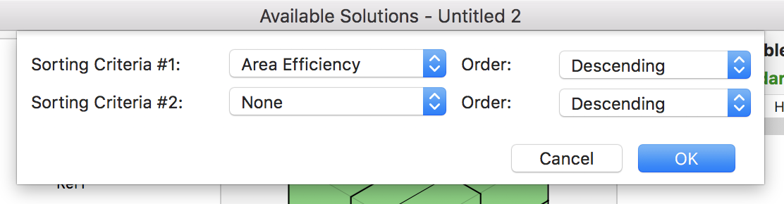 Sorting Criteria