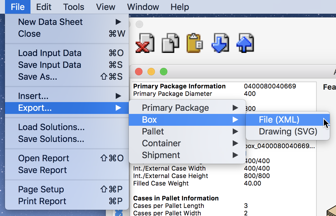 File - Export - Box - File (XML)