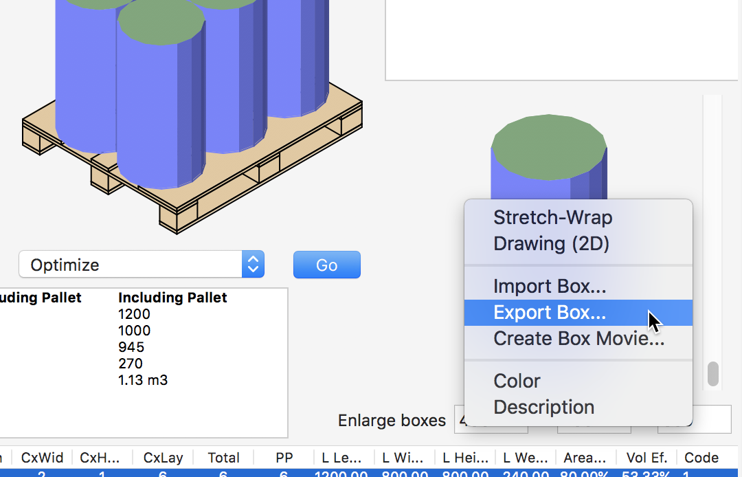 Export Box Drawing