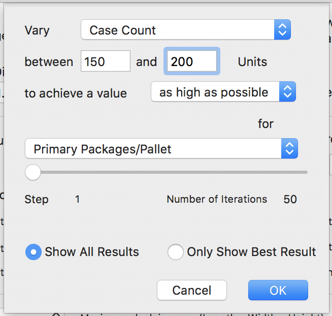 Advanced Input Options