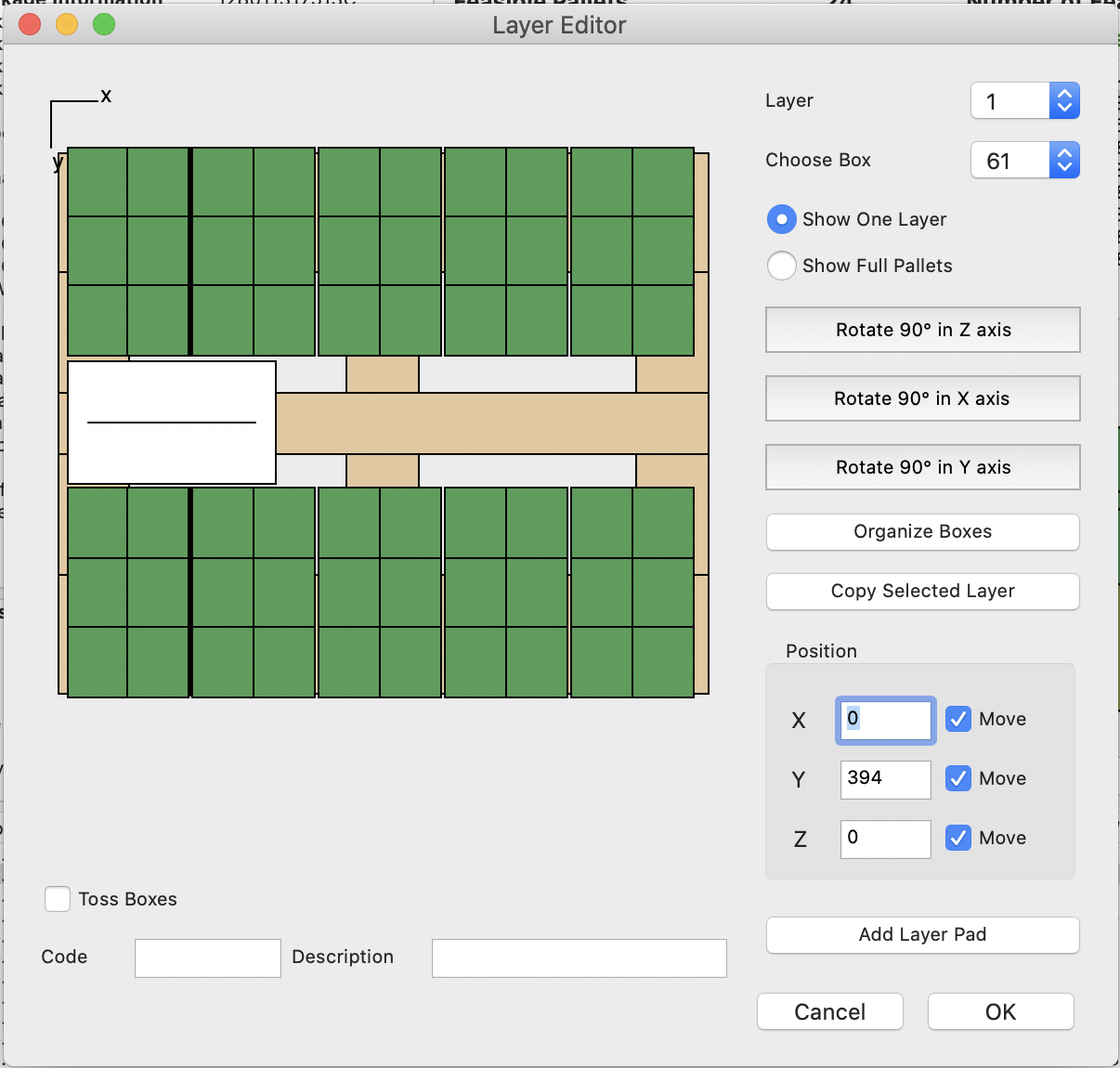 Placing New Middle Box