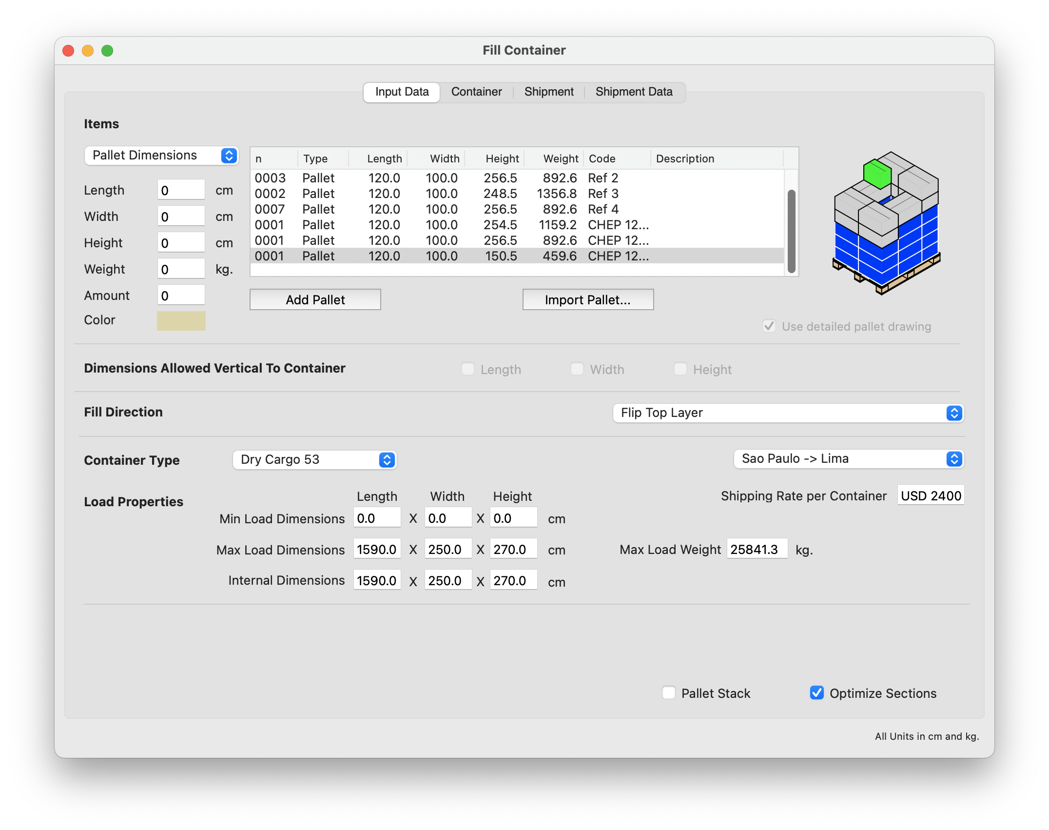 container fill window