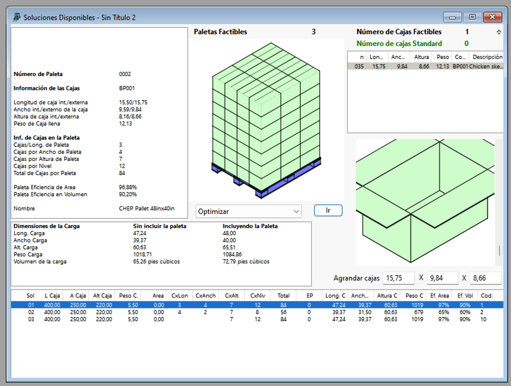 Available Solutions Window